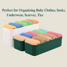 5 Compartments Socks / Handkerchief / Underwear Storage Box Socks Drawer Closet Organizer Storage Boxes (pack of 4) - dailyneed.life