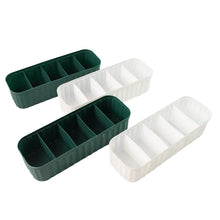 5 Compartments Socks / Handkerchief / Underwear Storage Box Socks Drawer Closet Organizer Storage Boxes (pack of 4) - dailyneed.life