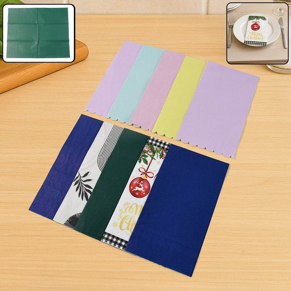 Multi-Color & Printed Disposable Food Wrapping Paper Set (20 Pc) - dailyneed.life