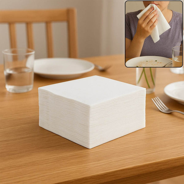 Soft & Absorbent Disposable Tissue Paper / Napkins Set (50 Pc) - dailyneed.life