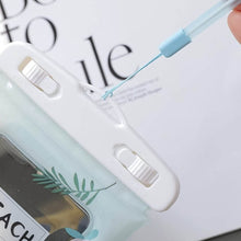 Waterproof Peach Transparent Mobile Pouch with Neck Strap (1 Pc) - dailyneed.life