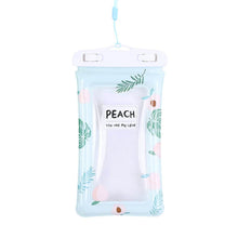 Waterproof Peach Transparent Mobile Pouch with Neck Strap (1 Pc) - dailyneed.life
