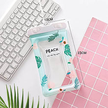 Waterproof Peach Transparent Mobile Pouch with Neck Strap (1 Pc) - dailyneed.life
