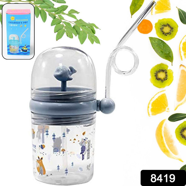 Whale Spray Sippy Cup (1 Pc): Straw, Lid, Spill-Proof, Fun Water Play - dailyneed.life