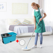 Quick Spin Mop – Plastic Floor Cleaner with Big Bucket & Easy Wheels - dailyneed.life