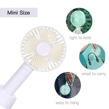 Portable Classic Hand Fan - 3-Speed Table Fan for Personal Desk, Suitable for Office, School, and Home Use (Battery Not Included) - dailyneed.life