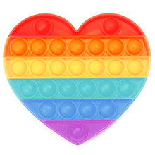 MIX PATTERN RAINBOW COLOR PUSH BUBBLE FIDGET SENSORY TOY (ONLY 1PC) - dailyneed.life