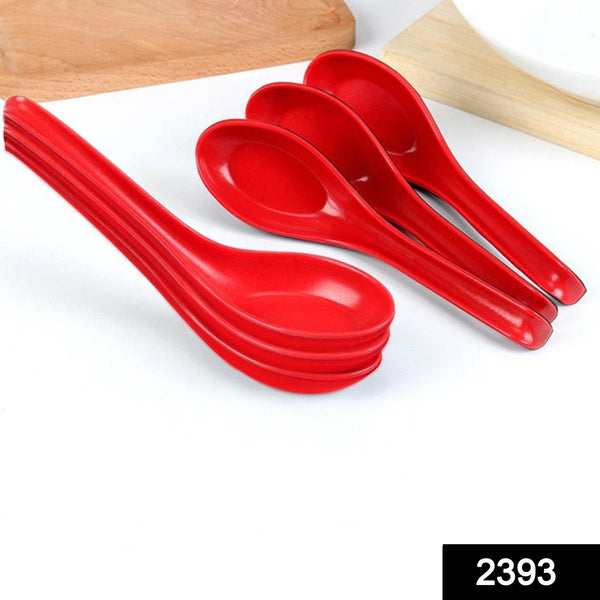 Microwave Safe, Unbreakable, Colorful Soup / Dessert Spoons, Food Grade Set of 6 Pcs, - dailyneed.life