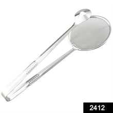 2In1 Stainless Steel Filter Spoon with Clip Food Kitchen Oil-Frying Multi-Functional - dailyneed.life