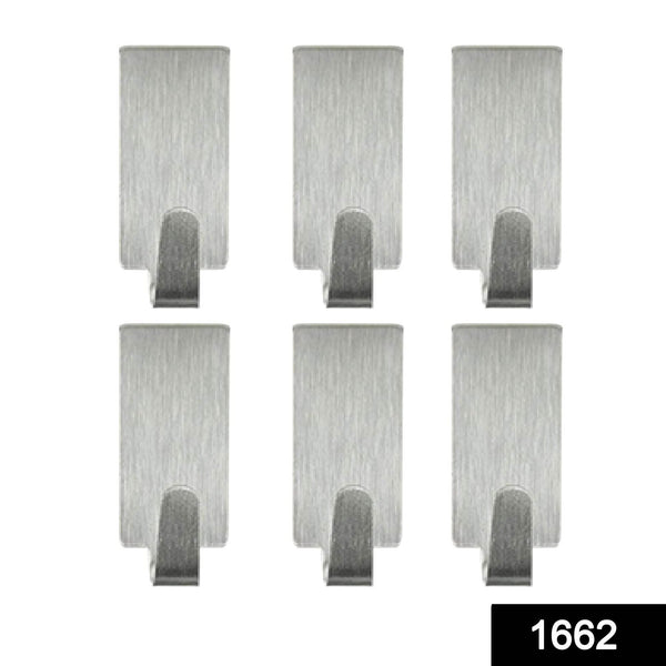 Heavy Duty Self Adhesive Hook Sticky (Pack of 6) - dailyneed.life