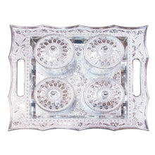 Dry Fruit Air Tight Bowls Tray with Lids 4 Section Snacks Mukhvas Dani - dailyneed.life