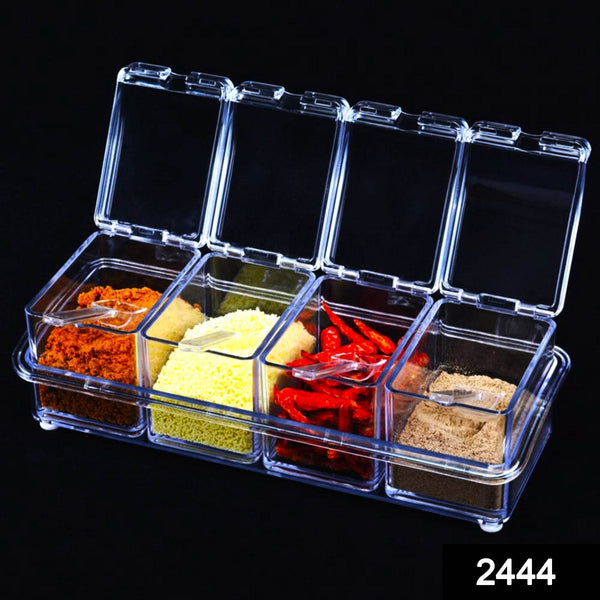 Crystal Seasoning Acrylic Box Pepper Salt Spice Rack - dailyneed.life