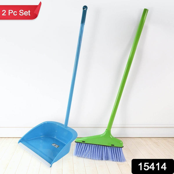 HANDLE DUSTPAN AND BRUSH FOR SWEEPING & CLEANING DUST, Supdi - dailyneed.life