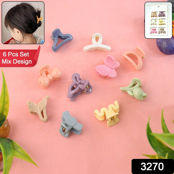 Hair Clips for Girls Kids Hair Accessories (6 Pcs Set), Hair accessories (Mix Design) - dailyneed.life