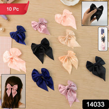 Premium Satin Bow Hair Clip Set for Girls and Women (10 Pc) - dailyneed.life