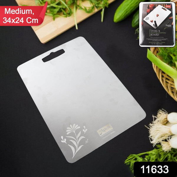 Apex Steel-X Stainless Steel Medium Chopping Board - dailyneed.life