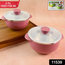 Apex Premium Plastic Serving Bowl Set with Lids (2 Pc) - dailyneed.life