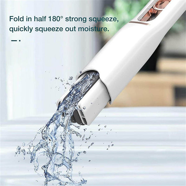 Portable Self-Squeeze Short Mop, Mini Hand Wash-Free Strong Absorbent Mop with 1 Cotton Head, Cleaning Sponge For Bathroom Kitchens Table - dailyneed.life