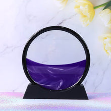3D Moving Sand Art – Liquid Motion Deep Sea Sandscape with Round Glass Frame (1 Pc) - dailyneed.life