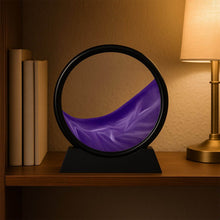 3D Moving Sand Art – Liquid Motion Deep Sea Sandscape with Round Glass Frame (1 Pc) - dailyneed.life