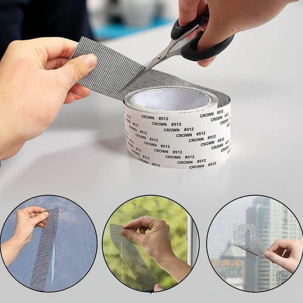 Self-Adhesive Mosquito Net Repair Tape – 2M x 5CM Roll – 1 Pc - dailyneed.life