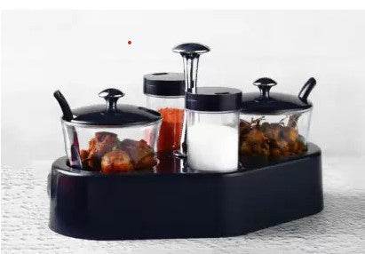 Ganesh rendy Condiment set For Kitchen Transparent jar For Easy To Access Spice 1 Piece Spice Set (Plastic) - dailyneed.life