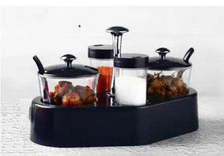 Ganesh rendy Condiment set For Kitchen Transparent jar For Easy To Access Spice 1 Piece Spice Set (Plastic) - dailyneed.life