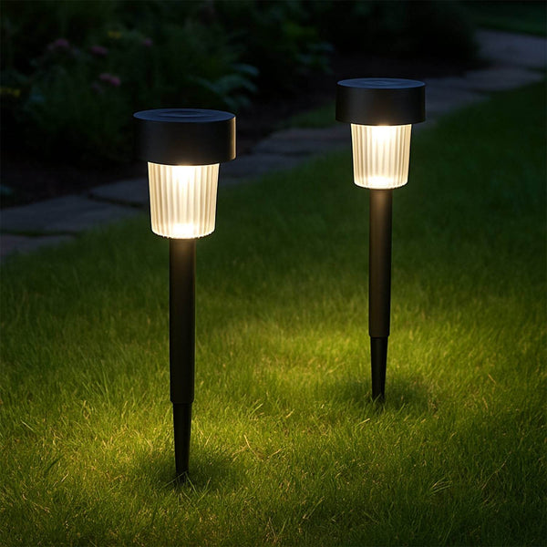Solar-Powered LED Garden Spike Light Set (31x5cm / 2 Pc) - dailyneed.life