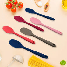 Multipurpose Silicone Spoon, Silicone Basting Spoon Non-Stick Kitchen Utensils Household Gadgets Heat-Resistant Non Stick Spoons Kitchen Cookware Items For Cooking and Baking (6 Pcs Set) - dailyneed.life