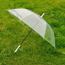 Premium Transparent Dome Umbrella with Curved Handle (1 Pc) - dailyneed.life