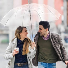 Premium Transparent Dome Umbrella with Curved Handle (1 Pc) - dailyneed.life