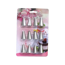 Cake Decorating Stainless Steel Nozzle (12pcs) - dailyneed.life