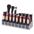 Acrylic Multi Purpose Lipstick Cosmetics Stand Display Holder 24 Section - dailyneed.life