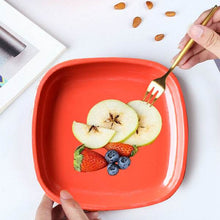 Microwave Safe Quarter Plates Square 6 Pcs, - dailyneed.life