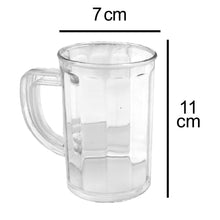 Unbreakable Drinking Plastic Type Glass Set, Beer Mug, Set of 4 PCs, Transparent - dailyneed.life