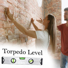 28 cm Aluminum Alloy Magnetic Torpedo Level Metric Rulers - dailyneed.life