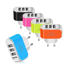 Triple USB 3 Port Wall AC Adapter Charger for Mobile Phone (1Pc Only) - dailyneed.life