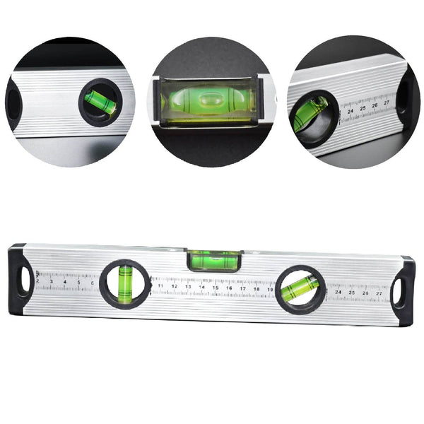 28 cm Aluminum Alloy Magnetic Torpedo Level Metric Rulers - dailyneed.life