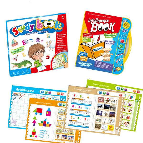 Musical Learning Study Book with Numbers, Letters - dailyneed.life