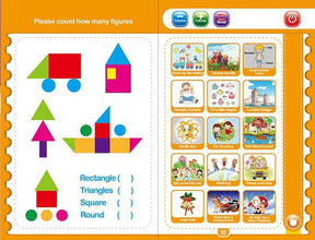 Musical Learning Study Book with Numbers, Letters - dailyneed.life