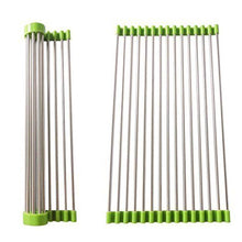 Foldable Drain Rack Kitchen Sink Roll up Dish Drying Rack Portable Dish Rack - dailyneed.life