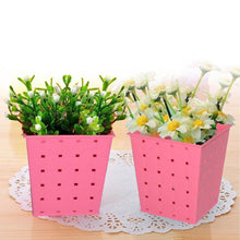 Square Single Plant Railing Dotted Planters - dailyneed.life