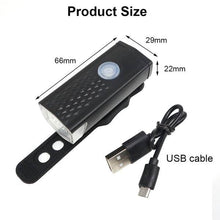 USB Rechargeable 400 Lumen Bicycle Front Headlight Cycle Light Set - dailyneed.life