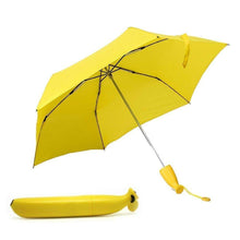 Stylish Banana Shaped Mini Foldable Umbrella - dailyneed.life