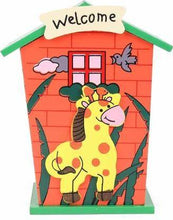 Cute Cartoon House Shaped Lovely Wooden Piggy Bank Money Bank - dailyneed.life