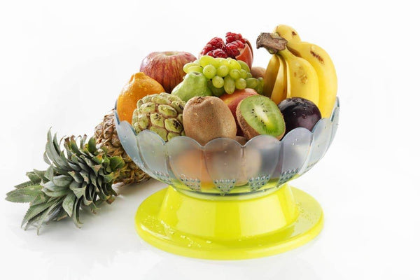 Absolute Plastic Round Revolving Fruit and Vegetable Bowl - dailyneed.life
