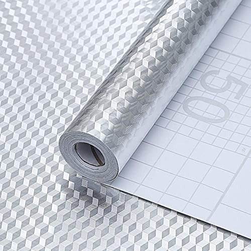 2 Meter Aluminium Foil Sticker used in all kitchen purposes to prevent oily and greasy stains of food while cooking. - dailyneed.life