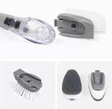 2-in-1 Dishwashing Brush, Long Handle Wash Pot Brush Washing Dish - dailyneed.life
