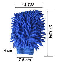 Microfiber Wash and Dust Chenille Mitt Cleaning Gloves - dailyneed.life