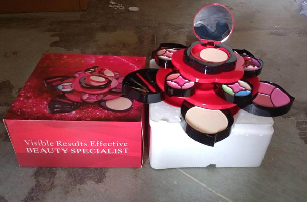 All in One Makeup Kit for Teens Flower Palette for Girls 3 Tier Cosplay - dailyneed.life